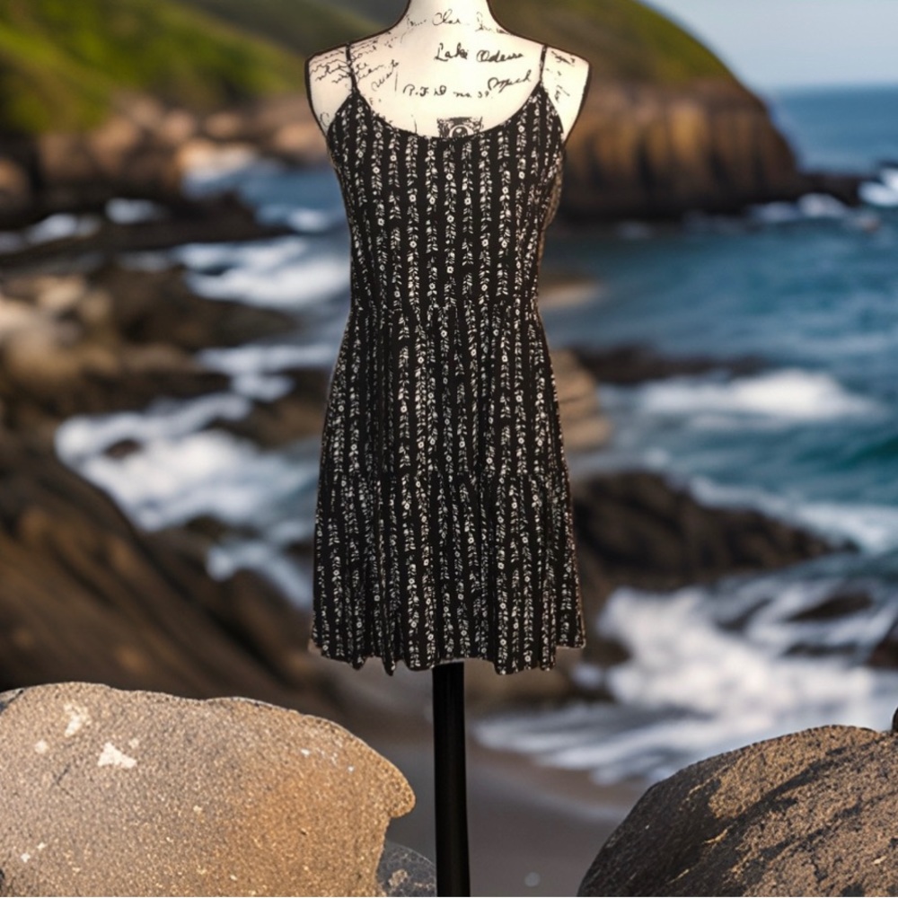 Mudd Floral Print Laced Back Sundress